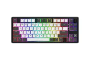 Механическая игровая клавиатура HATOR Skyfall Pro Wireless 80, USB + RF + Bluetooth, QWERTY US English, черно-серая