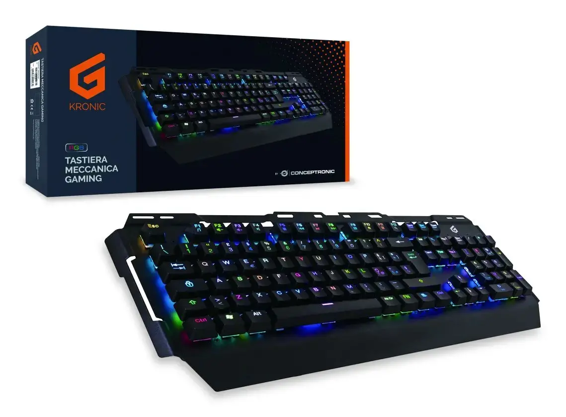 Conceptronic KRONIC mehāniskā spēļu tastatūra, itāļu izkārtojums Photo 2