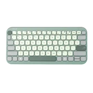 ASUS KW100 Wireless Bluetooth Keyboard, 75% Form Factor, QWERTZ German Layout, Green