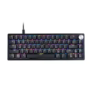 Механическая игровая клавиатура XPG SORCERER MINI, 65%, USB, QWERTY, RGB-подсветка, черный