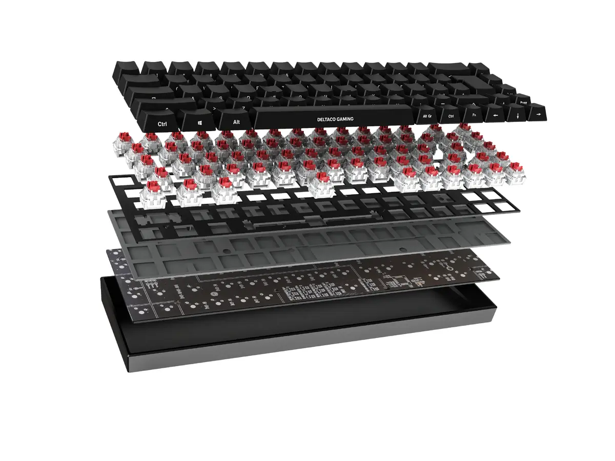 Deltaco Gaming GAM-100-DE 65% mehāniskā spēļu tastatūra Photo 8