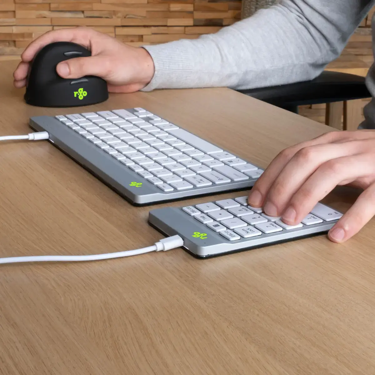 R-Go Tools Numpad Break ergonomiska ciparu tastatūra Photo 3