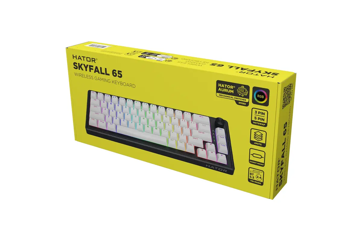 HATOR Skyfall Wireless 65 mehāniskā spēļu tastatūra Photo 7