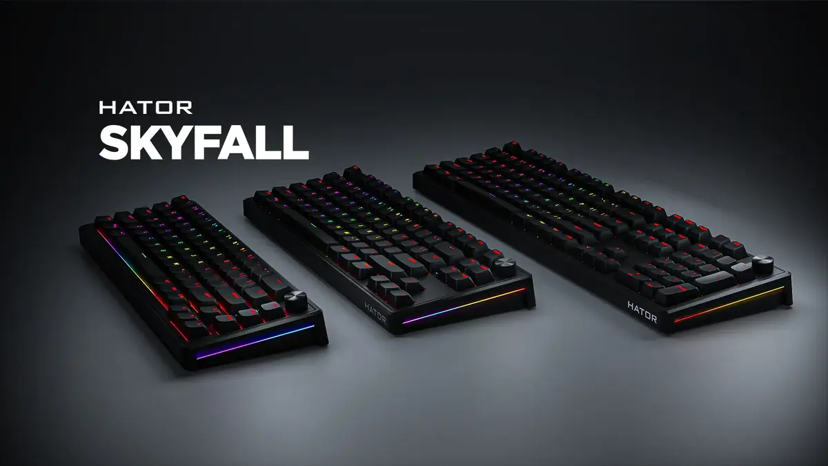 HATOR Skyfall 65 mehāniskā tastatūra | Vadu USB-C RGB Photo 9