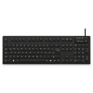 MediaRange MROS273 Full-size Wired USB Keyboard with German QWERTZ Layout, Black