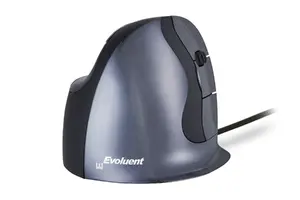 Вертикальная лазерная мышь BakkerElkhuizen Evoluent D Small, 3200 DPI, 6 кнопок, USB Type-A, черная