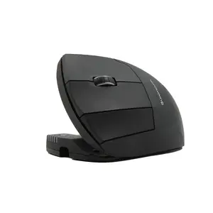Vertikālā pele Contour Design Unimouse Left-Handed Wireless, 4000 DPI, 7 pogas, melna