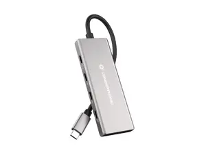 Conceptronic HUBBIES17G 7-Port USB 3.2 Gen 2 Type-C Hub, Grey
