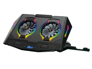 Conceptronic THYIA ERGO Gaming Laptop Cooling Stand with 2 Fans for up to 17-inch Laptops