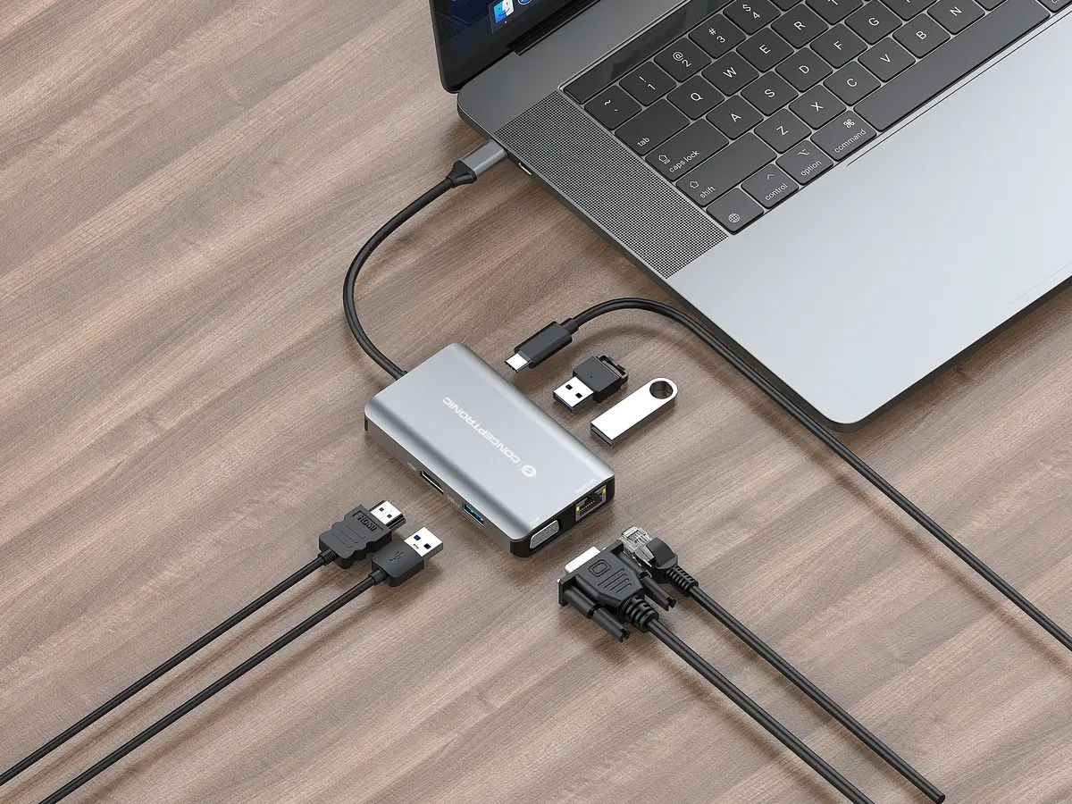 Conceptronic DONN21G USB-C dokstacija Photo 7