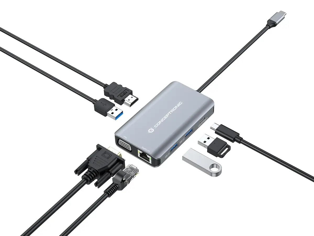 Conceptronic DONN21G USB-C dokstacija Photo 8