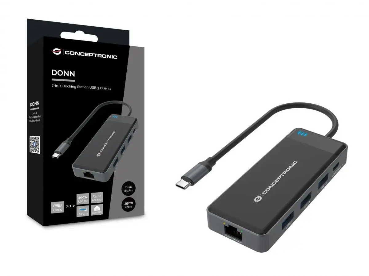 Conceptronic DONN14G USB-C dokstacija Photo 4