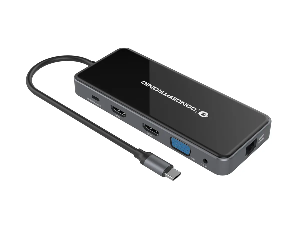 Conceptronic DONN15G USB-C dokstacija Photo 7