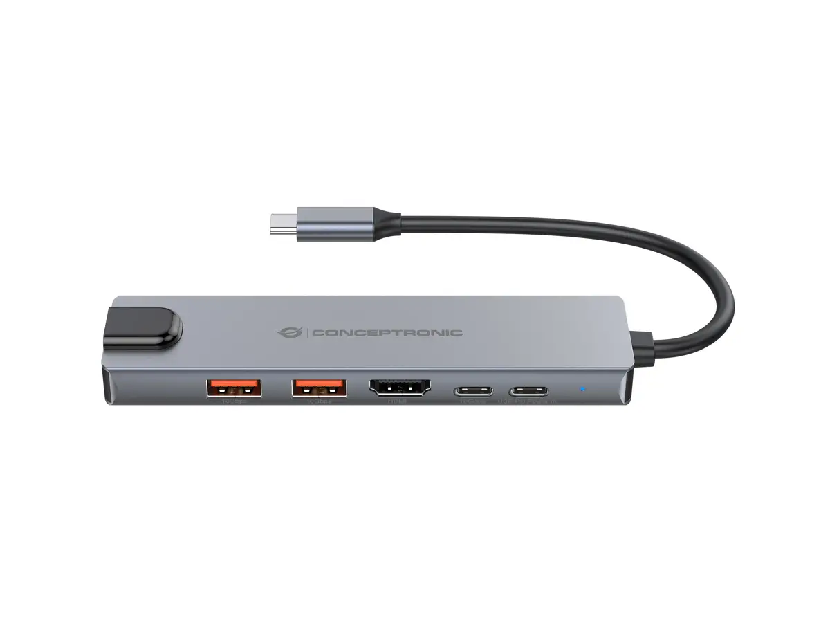 Conceptronic DONN29G 6-in-1 USB 3.2 Gen 2 dokstacija Photo 3