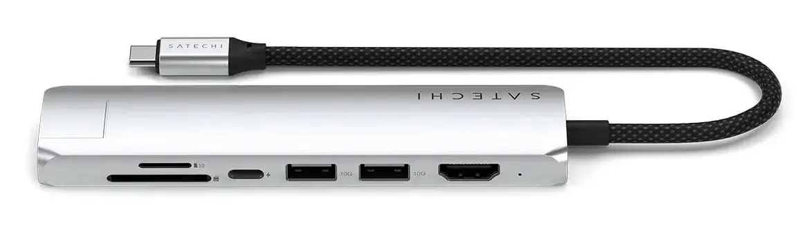 Satechi ST-P7SS USB-C centrmezgls - sudraba Photo 2