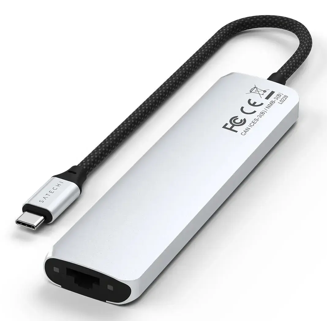 Satechi ST-P7SS USB-C centrmezgls - sudraba Photo 3
