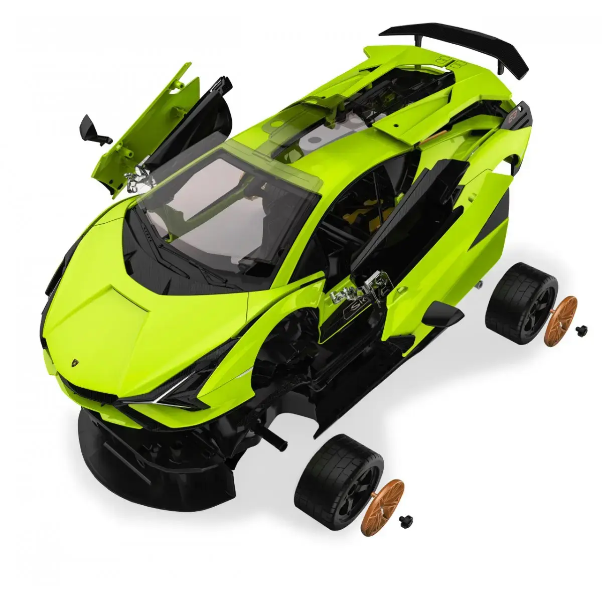 Jamara Lamborghini Sián FKP 37 RC Racing Car 1:18 Photo 8