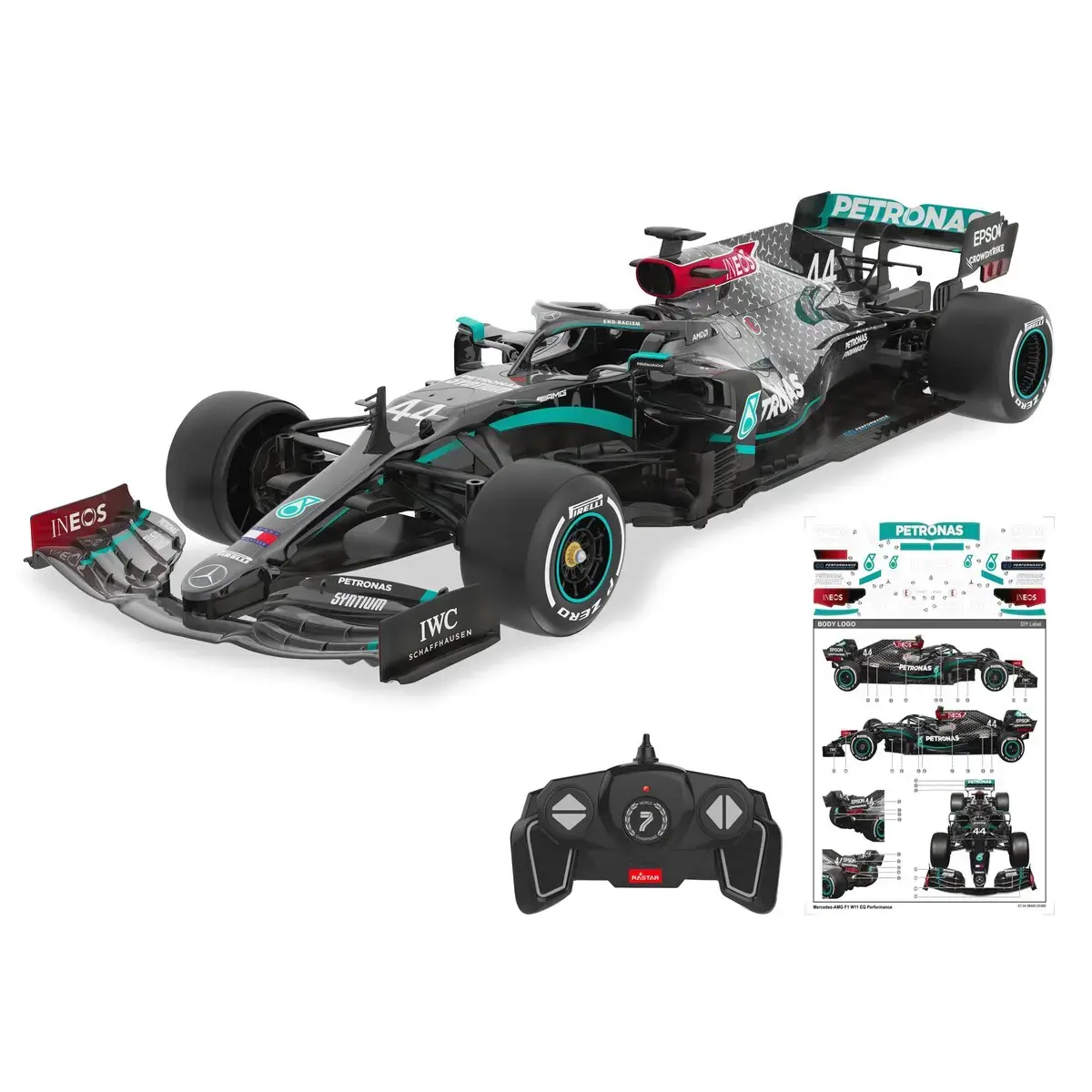 Jamara Mercedes AMG F1 RC Racing Car 1:18 Photo 3
