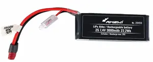 Amewi 28459 LiPo 2S 7.4V 3000mAh 25C T-plug Battery for RC Models