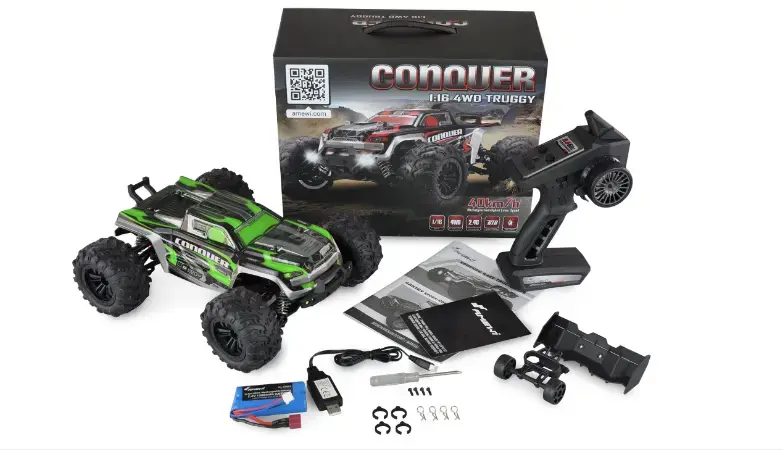 Радиоуправляемая модель Amewi 22604 Conquer Truggy 1:16 Photo 2