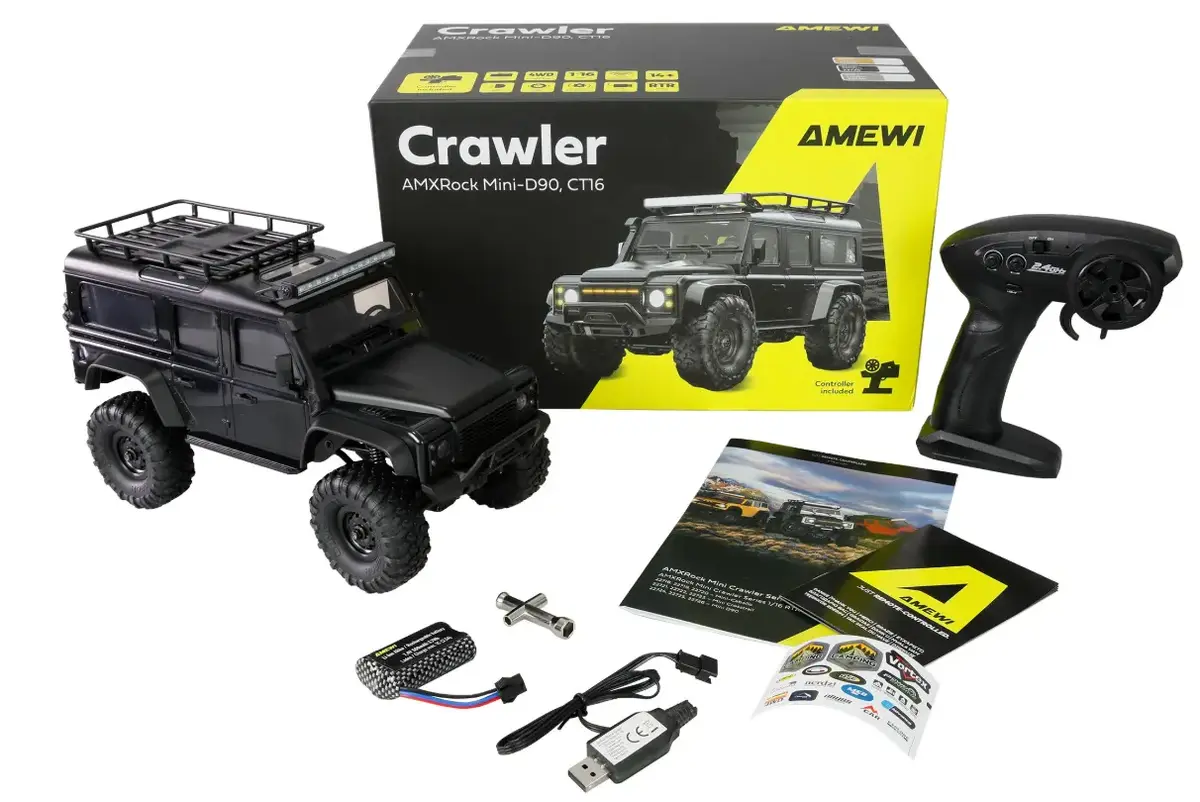 Радиоуправляемый краулер Amewi AMXRock Mini-D90 1:16 Photo 2