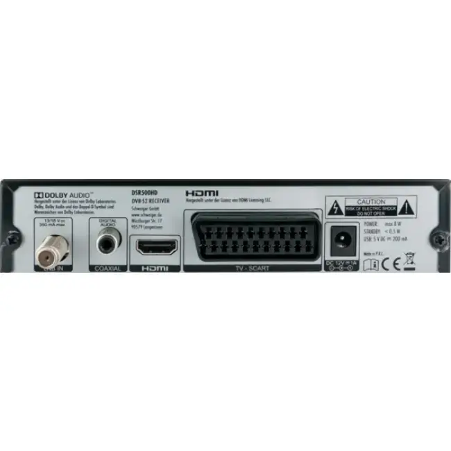 Schwaiger DSR500HD Full HD kabeļtelevīzijas dekoders Photo 5