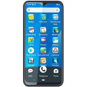 Смартфон ORDISSIMO LeNuméro2, дисплей 6.3", 4 ГБ ОЗУ, 64 ГБ памяти, Android 10, 4G, черный