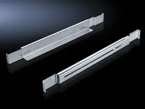 Rittal DK 7063.752 Sliding Rails for TS IT/TE Server Racks, 1U, 550-750mm, Grey, 2 Pieces