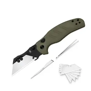 Kizer C01C Uti 1 Folding Knife with G10 Handle and 5Cr15MoV Steel Blade