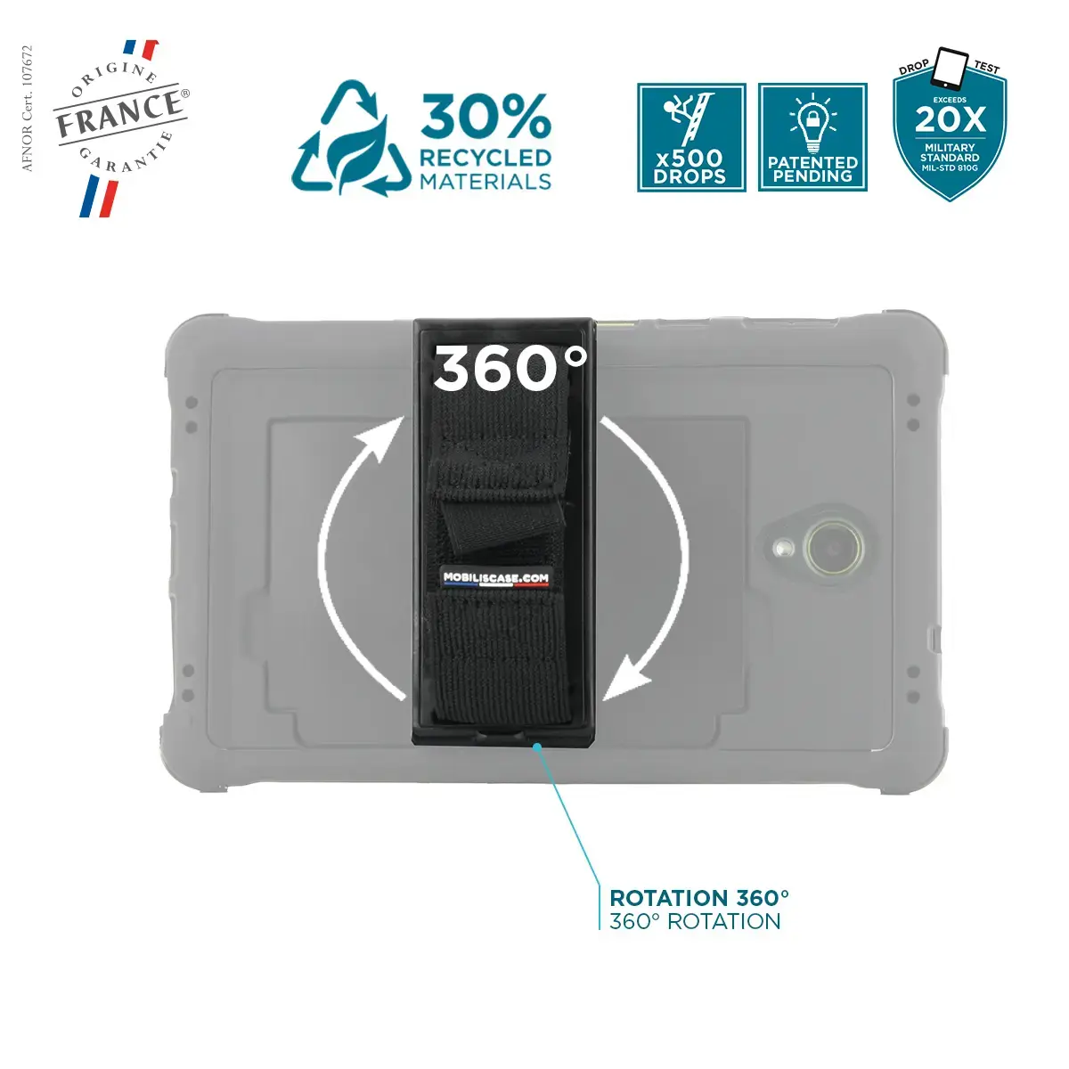 Mobilis PROTECH futrālis Samsung Galaxy Tab Active5 8" Photo 5