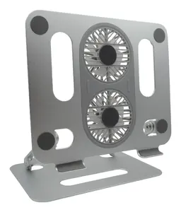 RealPower FanStand 1 Laptop and Tablet Stand with Cooling Fan and RGB Lighting