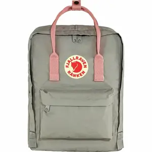 Fjällräven Kanken ikdienas mugursoma, pelēka un rozā, vinilons un polipropilēns