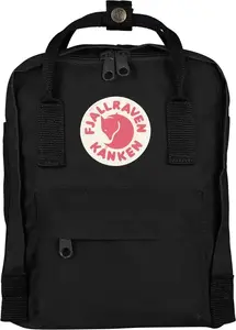 Fjällräven Kånken Mini mugursoma, melna, Vinylon