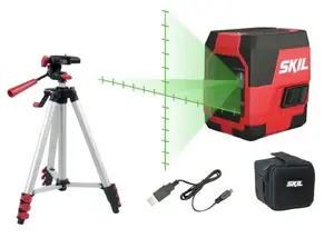 Skil 1911 DA Cross Line Laser Level, 20 m Range