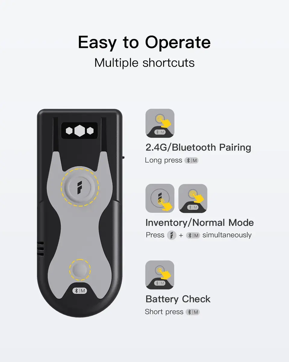 Inateck BCST-43 Handheld 1D Barcode Scanner Photo 4