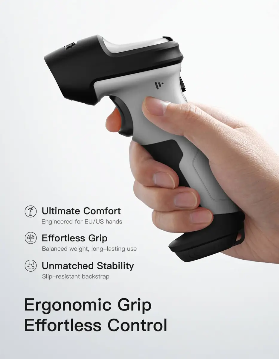Inateck BCST-72 rokas 2D lāzera svītrkodu skeneris Photo 4