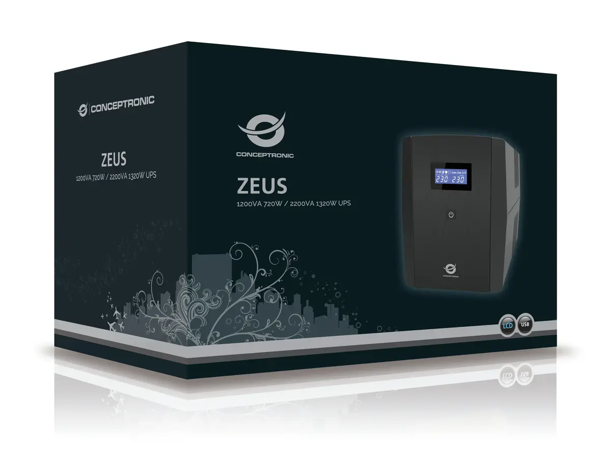 Conceptronic ZEUS 2200VA 1320W UPS Photo 3