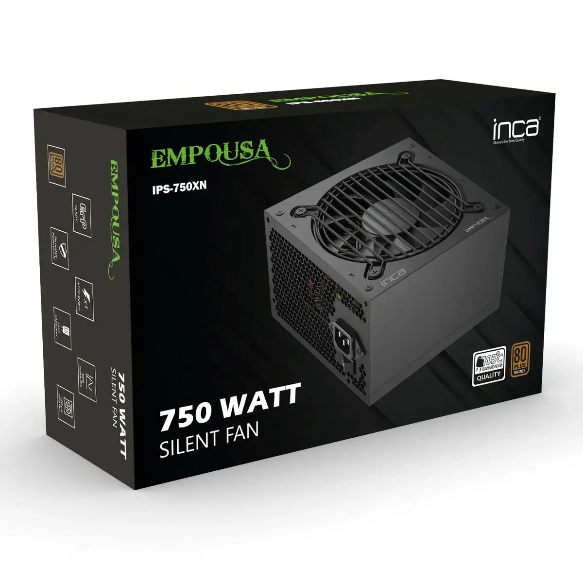 Inca IPS-750XN 750W ATX barošanas bloks Photo 7