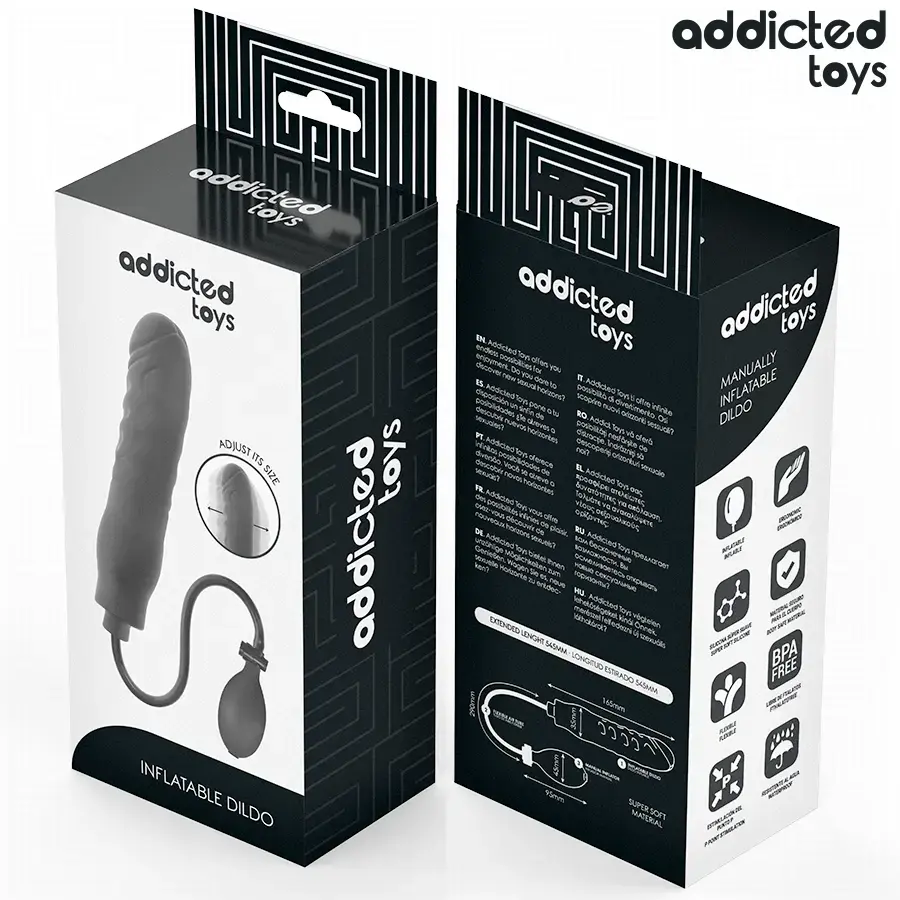 Надувной дилдо Addicted Toys Model 3 | Силиконовый стимулятор Photo 7