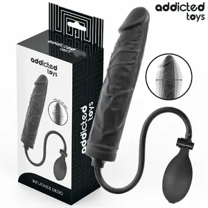 Надувной дилдо Addicted Toys Model 4, регулируемый силиконовый стимулятор