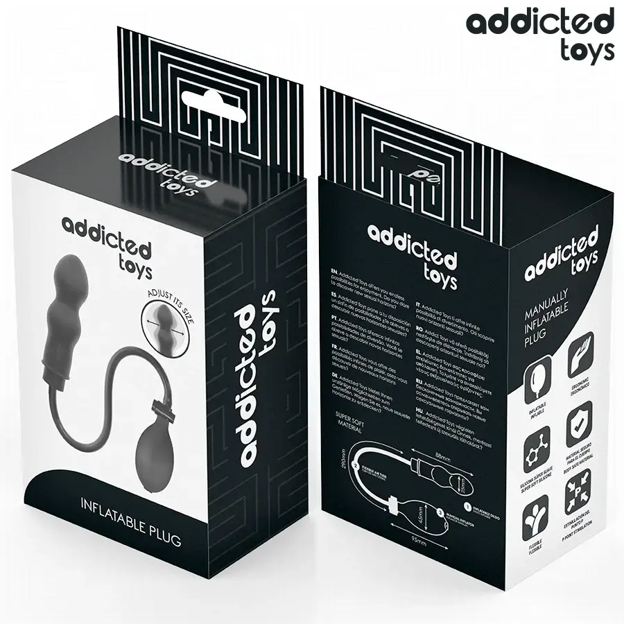 Надувная анальная пробка Addicted Toys Model 1 Photo 7