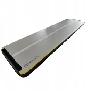 Надувной гимнастический мат Master Airtrack S-Pro 600 x 150 x 20 см серый