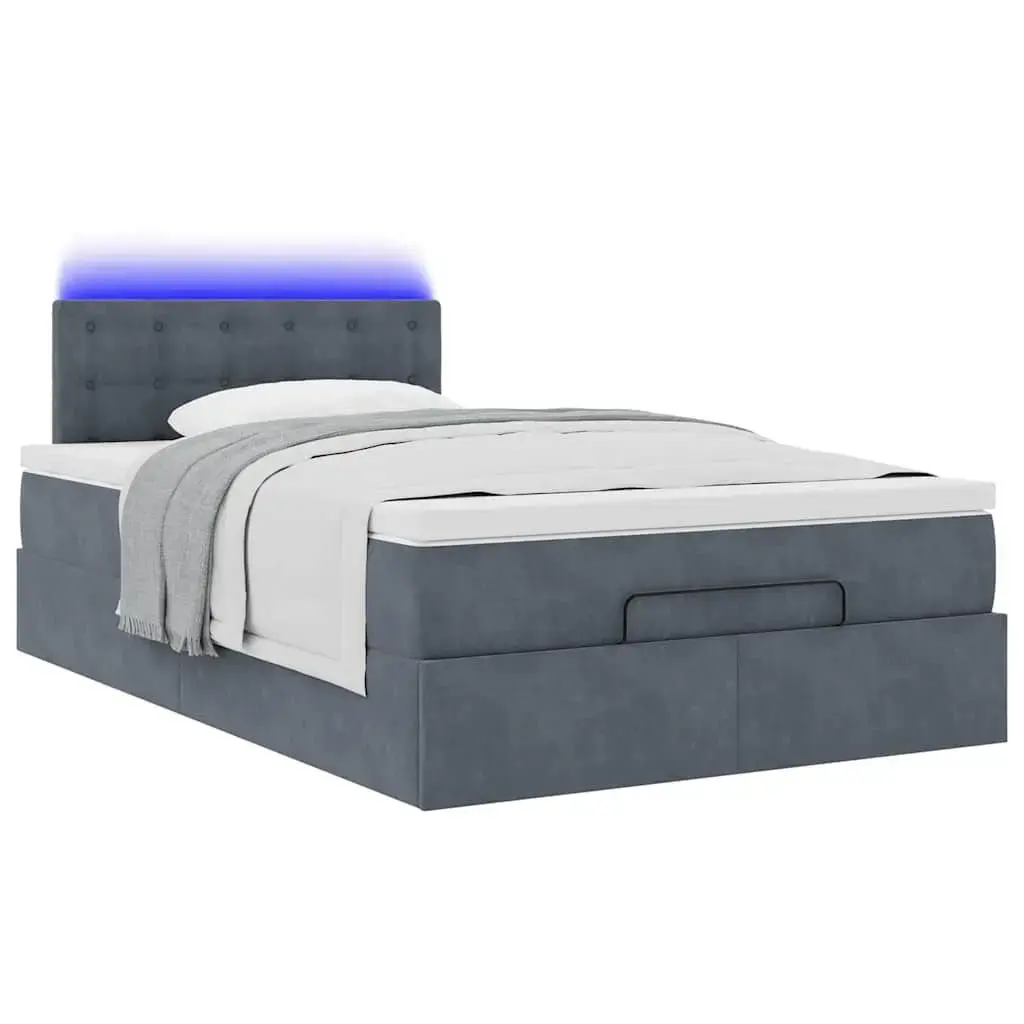 Кровать-оттоманка VidaXL 3312753 с матрасом и LED Photo 6