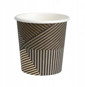 Abena Gastro Lines Disposable Coffee Cup, 100-120 ml, Brown, Cardboard/PE, 4 oz