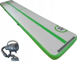 Надувной гимнастический мат Master MAS-B876-Green 600x100x20 см