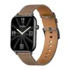 Colmi C28 Smartwatch - Black Case and Brown Leather Strap Photo 4