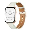 Colmi C28 Smartwatch - Gold with White Leather Strap Photo 4