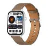 Colmi C28 Smartwatch - Silver and Brown Leather Photo 2