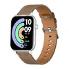Colmi C28 Smartwatch - Silver and Brown Leather Photo 3