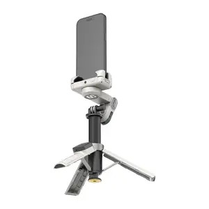 AOCHUAN M3 Pro Smartphone Gimbal with RGB Lighting, Black